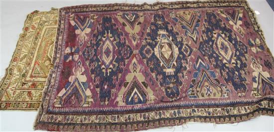 A Soumakh rug, East Caucasus, circa 1890 & Shirvan rug